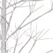 Kurt Adler 3-Foot White Birch Tree with Warm White LED 8 Function Lights